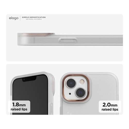 Чехол Elago GLIDE для iPhone 13, прозрачный/золотой