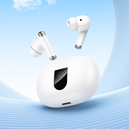 HOCO наушники TWS EQ26 Nice true wireless ANC+ENC White