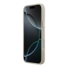 Lacoste для iPhone 17 Pro Max чехол PU Grained Metal Foil logo & Cam Hard Taupe/Gold (MagSafe)
