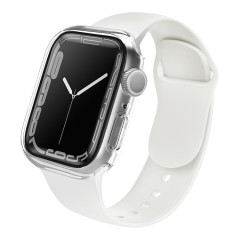 Чехол со стеклом Uniq Legion 9H Curved glass для Apple Watch 41 мм, прозрачный