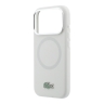 Lacoste для iPhone 17 Pro Max чехол Liquid silicone Lacquer Metal logo & Cam Hard Grey (MagSafe)
