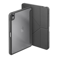 Чехол Uniq Moven для iPad Air 10.9 (2022/20) с отсеком для стилуса, серый/прозрачный
