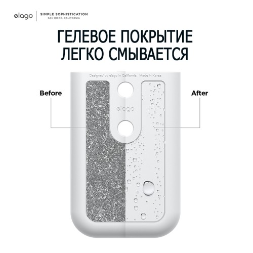 Держатель-крепление Elago Remote Holder Mount для пульта Apple TV (2021), белый