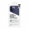 Силиконовый чехол Uniq LINO для iPhone 14 Pro, фиолетовый