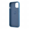 Чехол Guess PU 4G + Ring Hard для iPhone 14, голубой