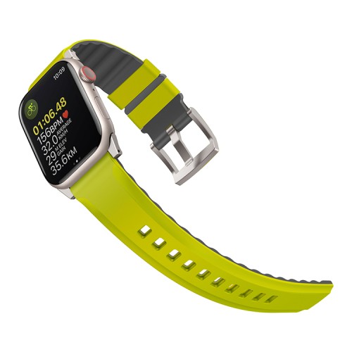 Ремешок Uniq Linus Airosoft silicone для Apple Watch 49-46-45-44 мм, желтый