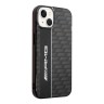 Чехол AMG Double layer Carbon pattern для iPhone 14, черный