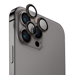 Uniq стекло для iPhone 15 Pro OPTIX Camera Lens protector Aluminium Grey