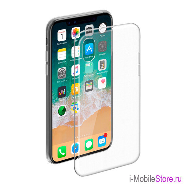 Чехол Deppa Case Gel для iPhone X/XS, прозрачный