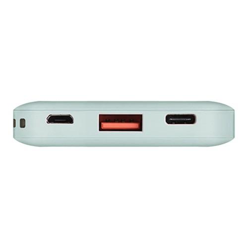 Uniq АКБ Fuele Mini 8000 Li-Pol USB-C PD18W +USB QC3.0 Green