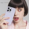 Elago для iPhone 15 Pro чехол Soft silicone (Liquid) Purple