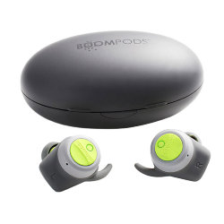 Наушники Boombuds SPORT True Wireless Earbuds, зеленые