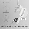 Elago для iPhone 15 Pro чехол Soft silicone (Liquid) White (MagSafe)