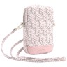 Guess для смартфонов сумка Wallet Zipper Pouch G CUBE Pink