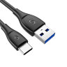 Syncwire UNBREAKcable USB type C/USB-A 3.0 (1 м), черный SW-TC066