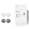 Накладки Elago Secure Fit для AirPods 1/2, серый/белый (2 пары)