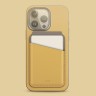 Uniq магнитный бумажник Lyden DS Magnetic FRID-blocking cardholder with Stand Canary Yellow/Flint Grey