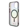 BMW для iPhone 15 чехол M-Collection PC/TPU Printed logo Hard Iridescent (MagSafe)