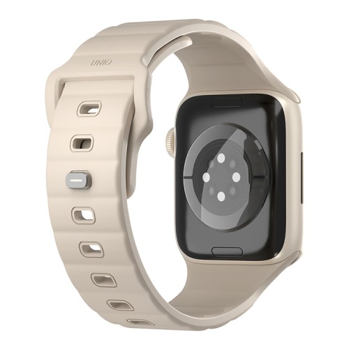 Uniq для Apple Watch 42-41-40 mm ремешок STRIDE FKM Rubber Pale Khaki