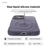 Elago для iPhone 16 Pro Max чехол Soft silicone (Liquid) Deep Lavender