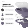 Elago для iPhone 16 Pro Max чехол Soft silicone (Liquid) Deep Lavender