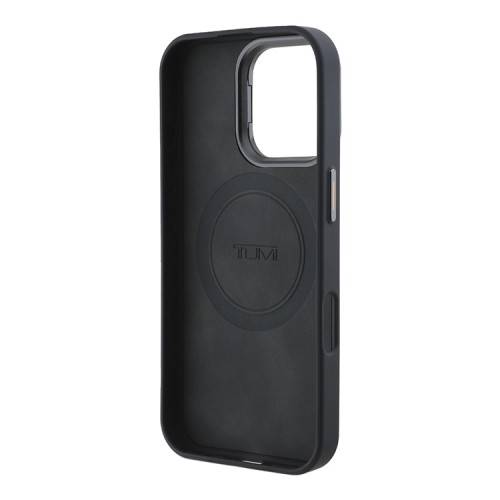 TUMI для iPhone 16 Pro Max чехол Kevlar Ultra Slim (full) with Camera Stand Hard Black (MagSafe)