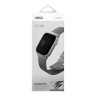 Uniq для Apple Watch 42/41/40 mm ремешок Dante PRO Strap Mesh Steel Titanium Silver