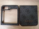 (Уценка) Guess для Galaxy Z Flip 6 чехол PU кожа 4G Charms collection Grey
