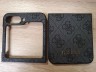 (Уценка) Guess для Galaxy Z Flip 6 чехол PU кожа 4G Charms collection Grey
