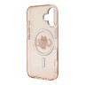 Karl Lagerfeld для iPhone 16 чехол PC/TPU Sketch Choupette Pink (MagSafe)