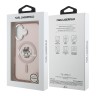 Karl Lagerfeld для iPhone 16 чехол PC/TPU Sketch Choupette Pink (MagSafe)