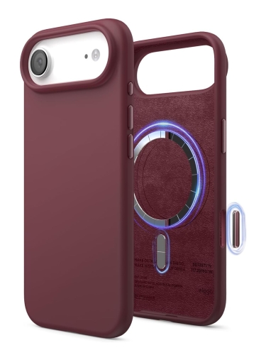 Elago для iPhone Air чехол Magnetic Silicone Burgundy (MagSafe)