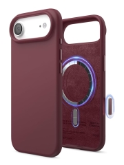 Elago для iPhone Air чехол Magnetic Silicone Burgundy (MagSafe)