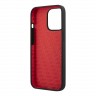 AMG Liquid Silicone Two tones Red line Hard чехол для iPhone 13 Pro Max, черный/серый