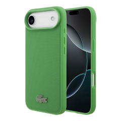 Lacoste для iPhone Air чехол PVC Lacquer Metal logo Hard Estragon (MagSafe)