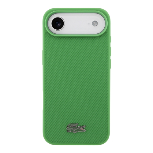 Lacoste для iPhone Air чехол PVC Lacquer Metal logo Hard Estragon (MagSafe)