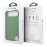 Lacoste для iPhone Air чехол PVC Lacquer Metal logo Hard Estragon (MagSafe)