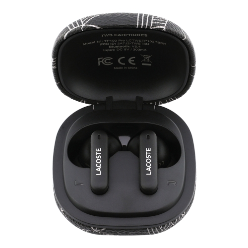 Lacoste наушники беспроводные TWS ANC/ENC PVC The Blend (TP103 Pro) Black