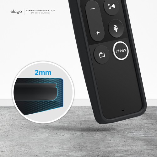 Чехол Elago R5 Locator Case для пульта Apple TV (по 2020 г.), черный