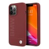 Чехол BMW Signature Liquid Silicone Laser logo для iPhone 13 Pro Max, красный (Magsafe)