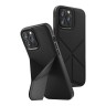Чехол подставка Uniq Transforma для iPhone 14 Pro, черный (MagSafe)