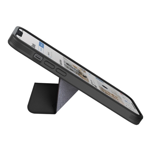 Чехол подставка Uniq Transforma для iPhone 14 Pro, черный (MagSafe)