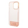Чехол Guess Translucent w Electroplated camera Hard для iPhone 14 Pro Max, розовый