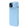 Чехол Nillkin CamShield Silky Silicone для iPhone 14 Plus, Blue Haze