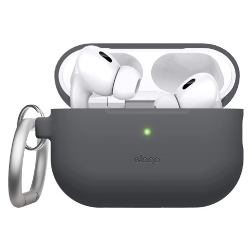 Чехол Elago Silicone Hang case для AirPods Pro 2, серый