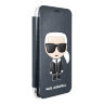 Чехол Karl Lagerfeld Iconic Karl Booktype для iPhone XR, синий