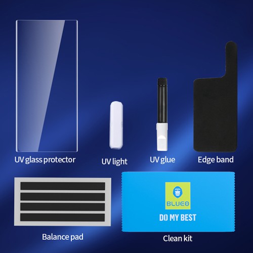 Защитное стекло BLUEO 3D Curved Full cover UV для Galaxy S23 Ultra