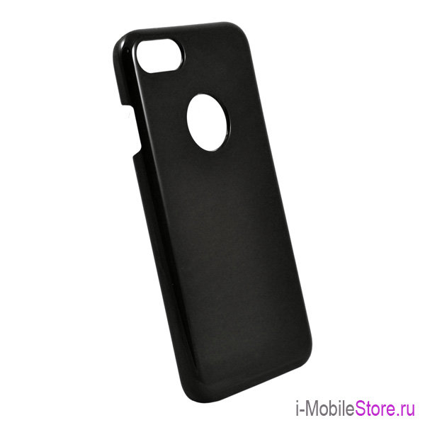 Чехол iCover Glossy Hole для iPhone 7/8/SE 2020, черный