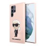 Чехол Lagerfeld Liquid silicone NFT Karl Ikonik Hard для Galaxy S23 Ultra, розовый
