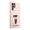 Чехол Lagerfeld Liquid silicone NFT Karl Ikonik Hard для Galaxy S23 Ultra, розовый